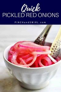 Quick Pickled Red Onions