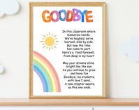 Printable End of School Year Letter for Student, Preschool Teacher to Student Gift, Elementary School Class Gift, Kindergarten Graduation - Etsy