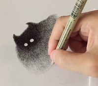 Malaysian Artist Creates Fluffy Cats Using Just Ink And The Result Looks Hauntingly Beautiful | Bored Panda