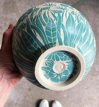 45 Sgraffito Ceramic Pottery Designs and Ideas - HERCOTTAGE