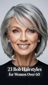 23 Stylish Bob Haircuts for Women Over 60: Find Your Perfect Look