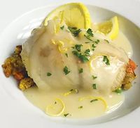 Stuffed Sole Fillet with Creamy Lemon Butter Sauce | Mars Foodservices