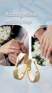 Möbius wedding bands are a unique and elegant choice for couples looking for distinctive and symbolic rings for their wedding.