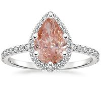 Floating Halo Diamond Ring | Aura | Brilliant Earth