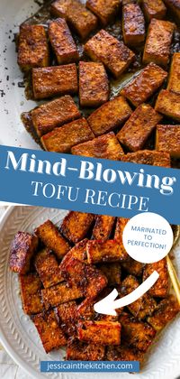 When you bite into this tofu recipe, you are sure to love how delicious it is. It's marinated beautifully too.