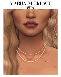 layered metal chain necklaces. comes in different tones of gold, copper and silver. jewelry cc for the sims 4.