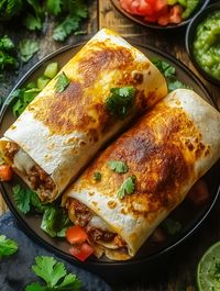 Beef and Cheese Chimichangas