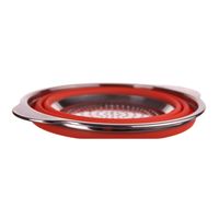 Wheel&Barrow Homewares > Kitchen Gadgets > COLANDER Collapsible Red 24cm S/S handle