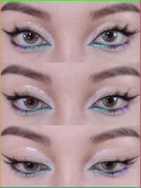 illusion eye makeup.