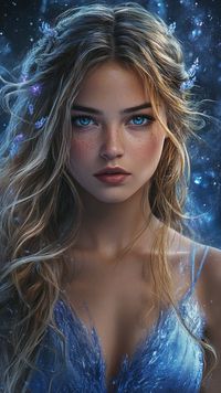 Dive into the magical world of A Court of Thorns and Roses with this stunning portrayal of Feyre Archeron.   #ACOTAR #FeyreArcheron #SarahJMaas #FantasyArt #BookArt #ACOTARFanArt #BlueFantasy #EnchantingArt #Magic #BookLovers #A Court of Thorns and Roses #FantasyBooks #ArtInspiredByBooks #Illustration #CreativeArt