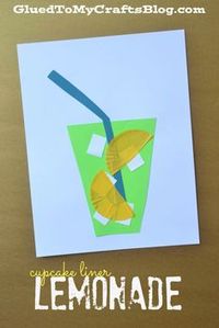 Cupcake Liner Lemonade - Kid Craft