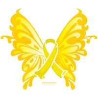 Suicide Prevention Ribbon Butterfly