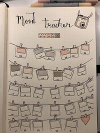 Keep a track of your mood with this great mood tracker bullet journal entry. Simply colour the Polaroid in the colour which corresponds to how you felt that day. A perfect way to see what things triggers your different moods, allowing you to increase the things which make you happy. Click to discover lots of Bullet Journal designs and inspiration on our website. #bujo #bulletjournal #bulletjournalideas #mood #moodtracker #polaroid #colours #journal #diary #teacher #parents #twinklresources