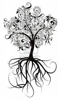 Pin 8960593 Dekorative Baum Wurzeln Vektor Illustrationjpg on Pinterest