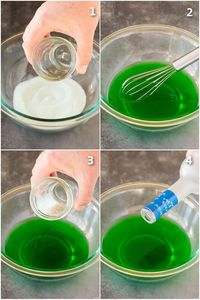 This Jello shots recipe contains fruit flavored gelatin and vodka, which are mixed together, poured into cups, then chilled until firm. A fun and festive addition to any party!