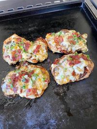 Loaded Grilled Chicken on the Griddle - Easy Blackstone Recipe