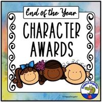 12 editable end of year awards to honor students for great character at the end of the school. You may choose boys and girls (Caucasian or Black for diversity). You can also use color or black and white. The black and white ones use line art if you want students to color themselves in. You may choos...