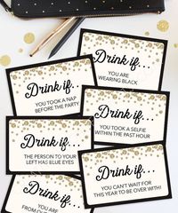 Get the party started with this fun Drink if game. Gather everyone and begin reading these hilarious cards. This is a great idea if you are hosting a party - or - if you want to be the highlight of the party you are going to! • • • • • HOW IT WORKS • • • • • 1. Download the PDF #LuxuryCars