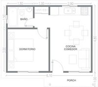 Floorplan caseta 30m² all dimensions love GREAT !!!!!