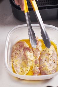 Lemon Garlic Air Fryer Chicken Breasts Recipe — The Mom 100