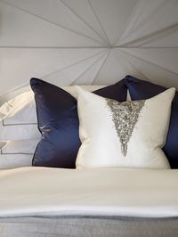 Luxury Interior Architecture and Design project by Katharine Pooley. Luxury soft furnishings.