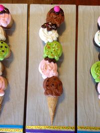 'Ice-Cream' Cupcakes and Pops