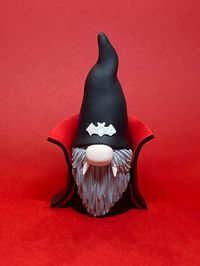 3D Dracula gnome silicone mold. Material: high quality silicone, high tear strength. Color: Pink-for craft, Red/Translucent pink- food grade. Easy to use and clean Very flexible, can be used multiple times. All our molds are made to order. Unique pattern on the top layer of the each mold makes it easy to hold the mold while working on it or releasing your final product. This mold has two slits on the wall that made with purpose to facilitate easier release of your final product. Use rubber bands