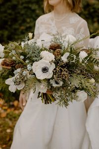 An Evergreen Winter Wedding At Axis Pioneer Square - Flora Nova Design - Premier Event Design Studio in Seattle