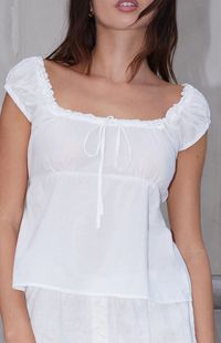 Babydoll Trim Top