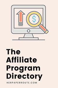 Ultimat elist of high paying affiliate programs - affiliate program directory, make money blogging, affiliate programs, affiliate marketing tips, Learn Affiliate Marketing, Blogging tips, Build Profitable Affiliate Marketing Websites, making money from a blog |  herpaperroute.com