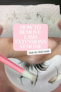 In this guide, we'll walk you through the process of safely removing lash extensions step-by-step. While professional removal is always recommended, we understand that some situations may require a DIY approach. Let's delve into the details! #lashremoval #eyelashextensions #lashextensions #eslashes #eyelashremoval #lashes #lashextensionremoval #eyelashextensionremoval