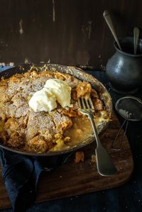 Toffee Apple Self-Saucing Pudding - Sugar et al