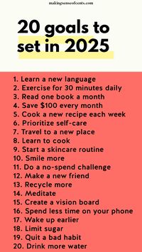 Do you plan on setting 2025 goals for yourself? Here's how to write 2025 goals and see lots of success as well as happiness.