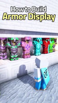 Would You Built This Armor Display In Your Minecraft World 🌎   Follow Us For More                #games #gaming #minecraft #minecraftsurvival #minecraftbuilding #minecrafttips