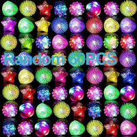 60 30 15pcs Glow Up Party Favors Led Light Up Rings Flashing Bumpy Jelly Rings Colorful Blinking Neon Rave Soft Rubber Rings Toys For Kids Adults Event Raves Concert Glow In The Dark Party Favor Gift - Toys & Games - Temu