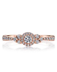 MARS Jewelry 26107 Three Stone Engagement Ring