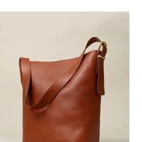 Madewell | Bags | Nwt Madewell Leather Essential Bucket Purse Tote Cinnamin | Poshmark