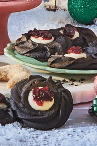 These delicious cookies from recipe developer Camilla Wynne have all the flavours of Black Forest cake—chocolate, cherry, kirsch and vanilla—in a hand-held treat.