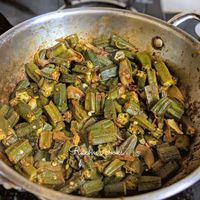 Fried Okra in Air fryer | Bhindi Masala - Rachna cooks