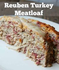 All the flavors of a classic reuben sandwich mix together and baked into a delicious juicy meatloaf! This is a perfect recipe for St. Patty's day! I didn't grow up with corned beef or sauerkraut. The