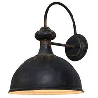 Dark Industrial Wall Sconce | Antique Farmhouse