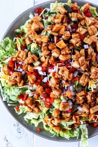 Honey Hot Chicken Salad - Whipped It Up