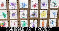 Scribble Art Project for Preschoolers