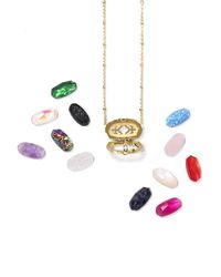 12 Days of Joy Color Bar® Elisa Locket Box in Silver | Kendra Scott