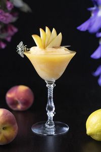 Midnight Sunshine - a Frozen Aquavit Cocktail - Moody Mixologist