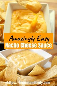 A quick and easy homemade nacho sauce that you'll find yourself making again and again as you invent excuses to eat it.