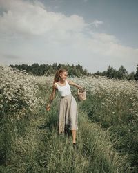 Feminine Outfit For A Meadow Walk – Adored Vintage