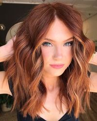 Light Red Highlights on Red Hair