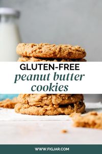 A classic turned gluten-free! These Gluten-Free Peanut Butter Cookies are soft, chewy and delicious!