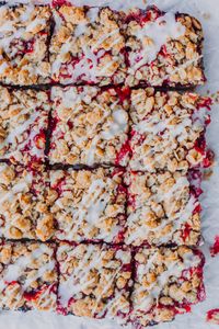 Strawberry Crumble Bars - The Sweet and Simple Kitchen